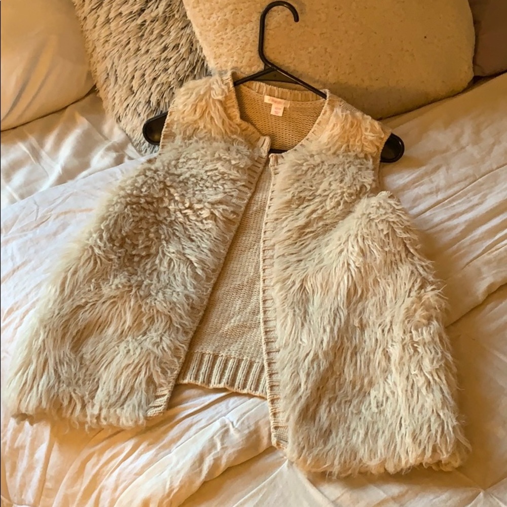 fuzzy vest